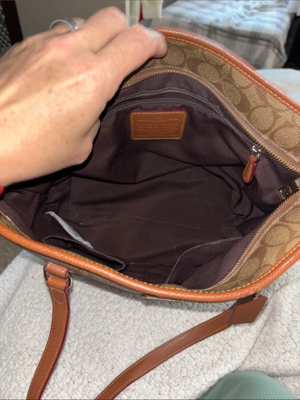 Coach signature monogram